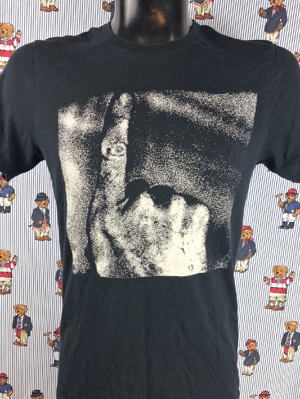 Nine Inch Nails 2018 Cold Black & Infinite Black & White Med Atlanta Tour Tshirt